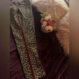 Leopard Print Pants Size 18/Regular